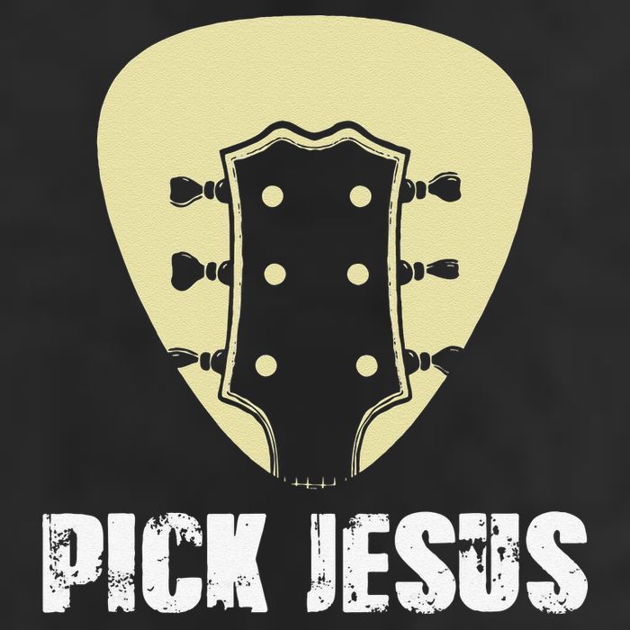 Pick Jesus Religious Musician Idea Guitar Worship Tumbler