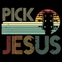 Pick Jesus Religious Musician Idea Guitar Worship Backpack