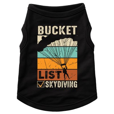 Parachute Jump Skydiver Instructor Bucket Lists Skydiving Doggie Tank