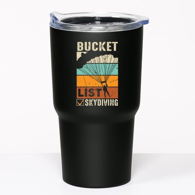 Parachute Jump Skydiver Instructor Bucket Lists Skydiving Tumbler