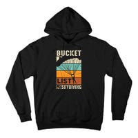 Parachute Jump Skydiver Instructor Bucket Lists Skydiving Tall Hoodie