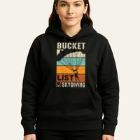 Parachute Jump Skydiver Instructor Bucket Lists Skydiving Hoodie