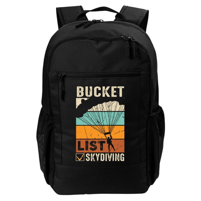 Parachute Jump Skydiver Instructor Bucket Lists Skydiving Backpack