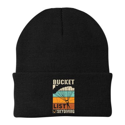 Parachute Jump Skydiver Instructor Bucket Lists Skydiving Knit Cap Winter Beanie