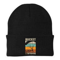 Parachute Jump Skydiver Instructor Bucket Lists Skydiving Knit Cap Winter Beanie