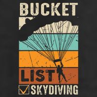 Parachute Jump Skydiver Instructor Bucket Lists Skydiving Knit Cap Winter Beanie