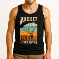 Parachute Jump Skydiver Instructor Bucket Lists Skydiving Tank Top