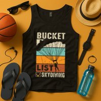 Parachute Jump Skydiver Instructor Bucket Lists Skydiving Tank Top