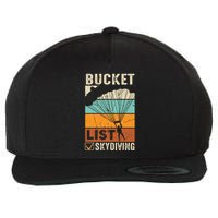 Parachute Jump Skydiver Instructor Bucket Lists Skydiving Wool Snapback Cap