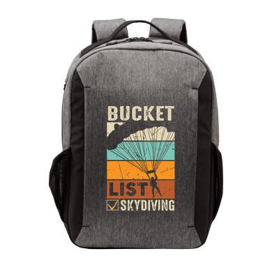 Parachute Jump Skydiver Instructor Bucket Lists Skydiving Vector Backpack