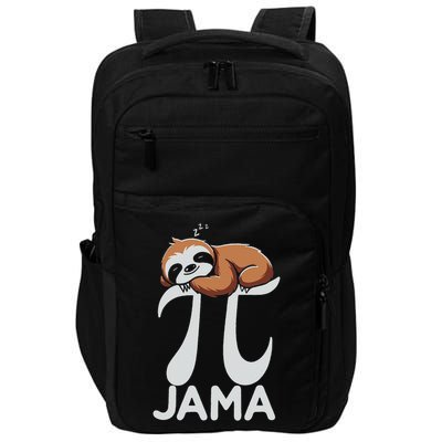 Pi Jama Sloth Pajama PJ 3.14 Pi Number Symbol Impact Tech Backpack