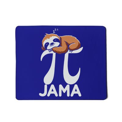 Pi Jama Sloth Pajama PJ 3.14 Pi Number Symbol Mousepad
