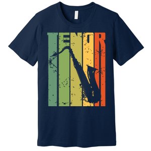 Perfect Jazz Tenor Saxophone Cool Brass Sax Musician Premium T-Shirt