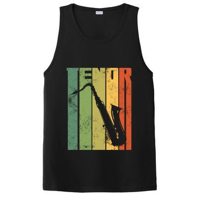 Perfect Jazz Tenor Saxophone Cool Sax Musician Gift PosiCharge Competitor Tank