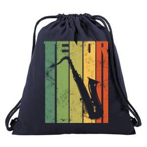 Perfect Jazz Tenor Saxophone Cool Sax Musician Gift Drawstring Bag