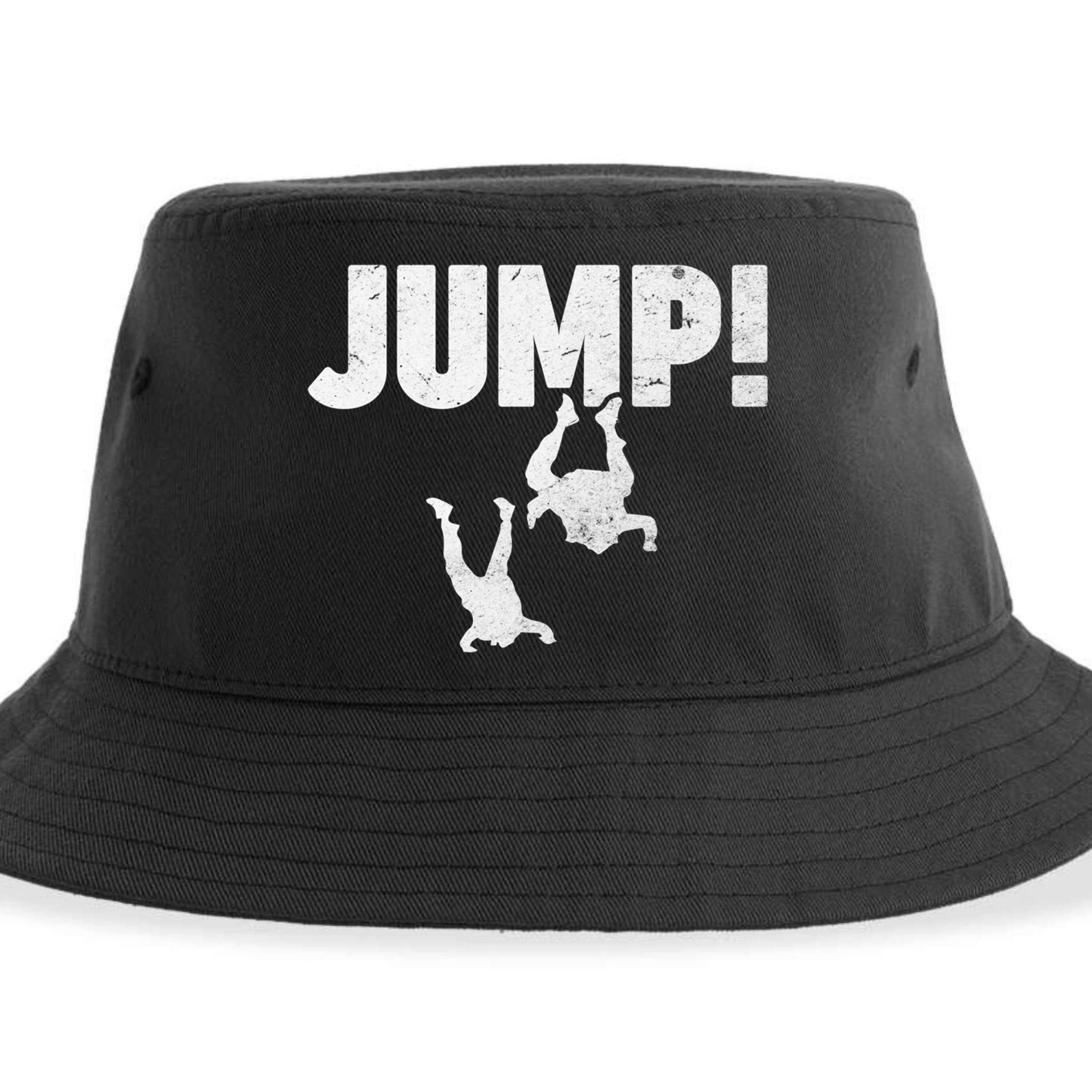 Parachute Jump Us Soldier Airborne Paratrooper Army Veteran Cool Gift Sustainable Bucket Hat