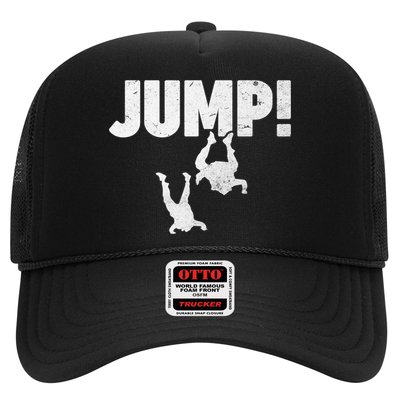 Parachute Jump Us Soldier Airborne Paratrooper Army Veteran Cool Gift Trucker Hat