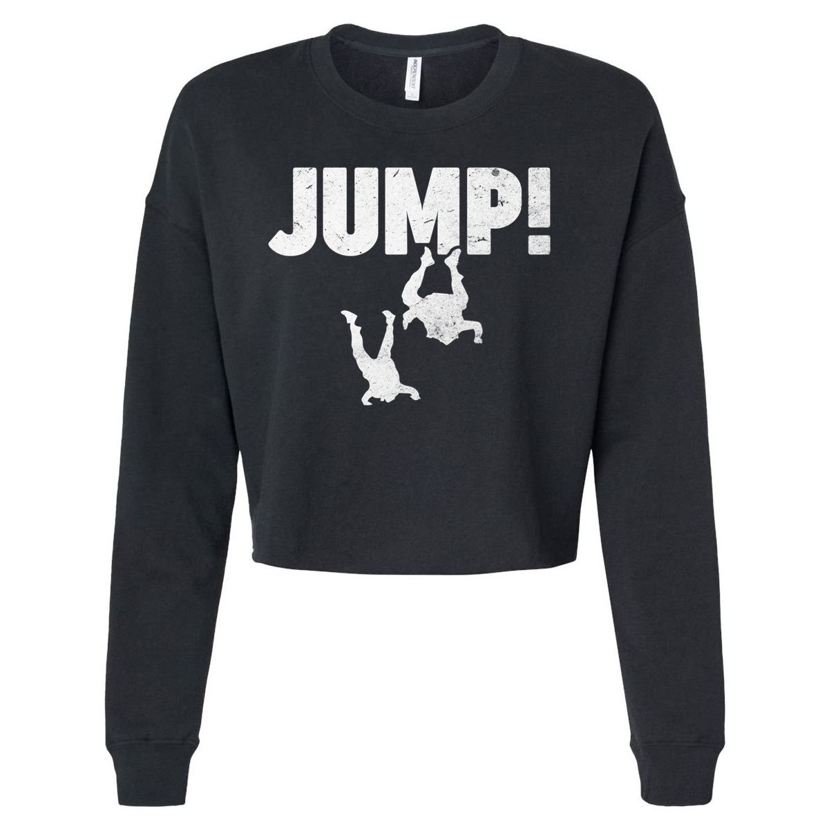 Parachute Jump Us Soldier Airborne Paratrooper Army Veteran Cool Gift Cropped Pullover Crew