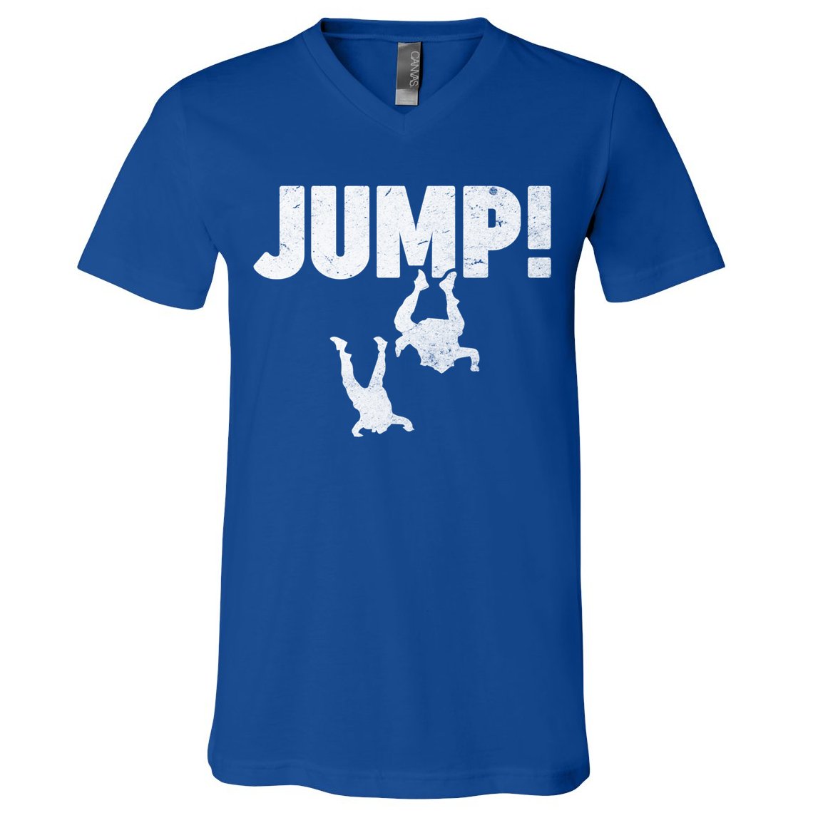Parachute Jump Us Soldier Airborne Paratrooper Army Veteran Cool Gift V-Neck T-Shirt