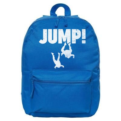 Parachute Jump Us Soldier Airborne Paratrooper Army Veteran Cool Gift 16 in Basic Backpack