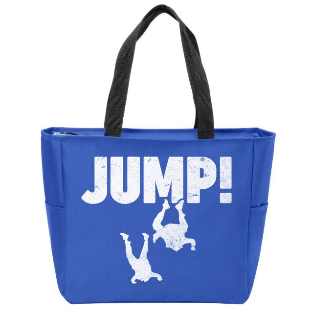 Parachute Jump Us Soldier Airborne Paratrooper Army Veteran Cool Gift Zip Tote Bag