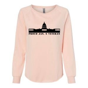 Proud Jan.6 Veteran Womens California Wash Sweatshirt