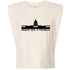 Proud Jan.6 Veteran Garment-Dyed Women's Muscle Tee