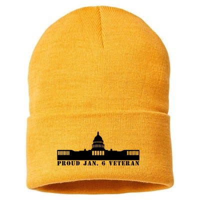 Proud Jan.6 Veteran Sustainable Knit Beanie