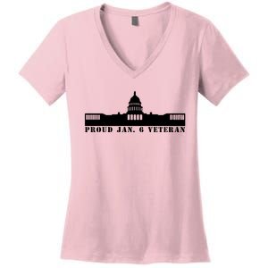 Proud Jan.6 Veteran Women's V-Neck T-Shirt