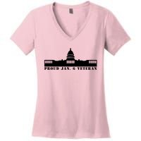 Proud Jan.6 Veteran Women's V-Neck T-Shirt