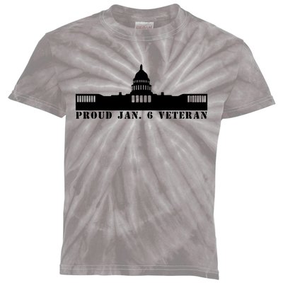 Proud Jan.6 Veteran Kids Tie-Dye T-Shirt