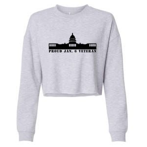 Proud Jan.6 Veteran Cropped Pullover Crew