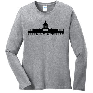 Proud Jan.6 Veteran Ladies Long Sleeve Shirt