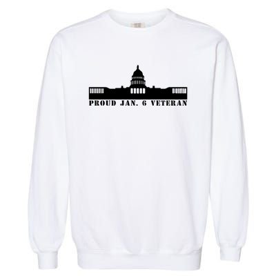 Proud Jan.6 Veteran Garment-Dyed Sweatshirt