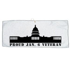 Proud Jan.6 Veteran Large Microfiber Waffle Golf Towel