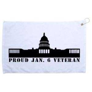 Proud Jan.6 Veteran Grommeted Golf Towel