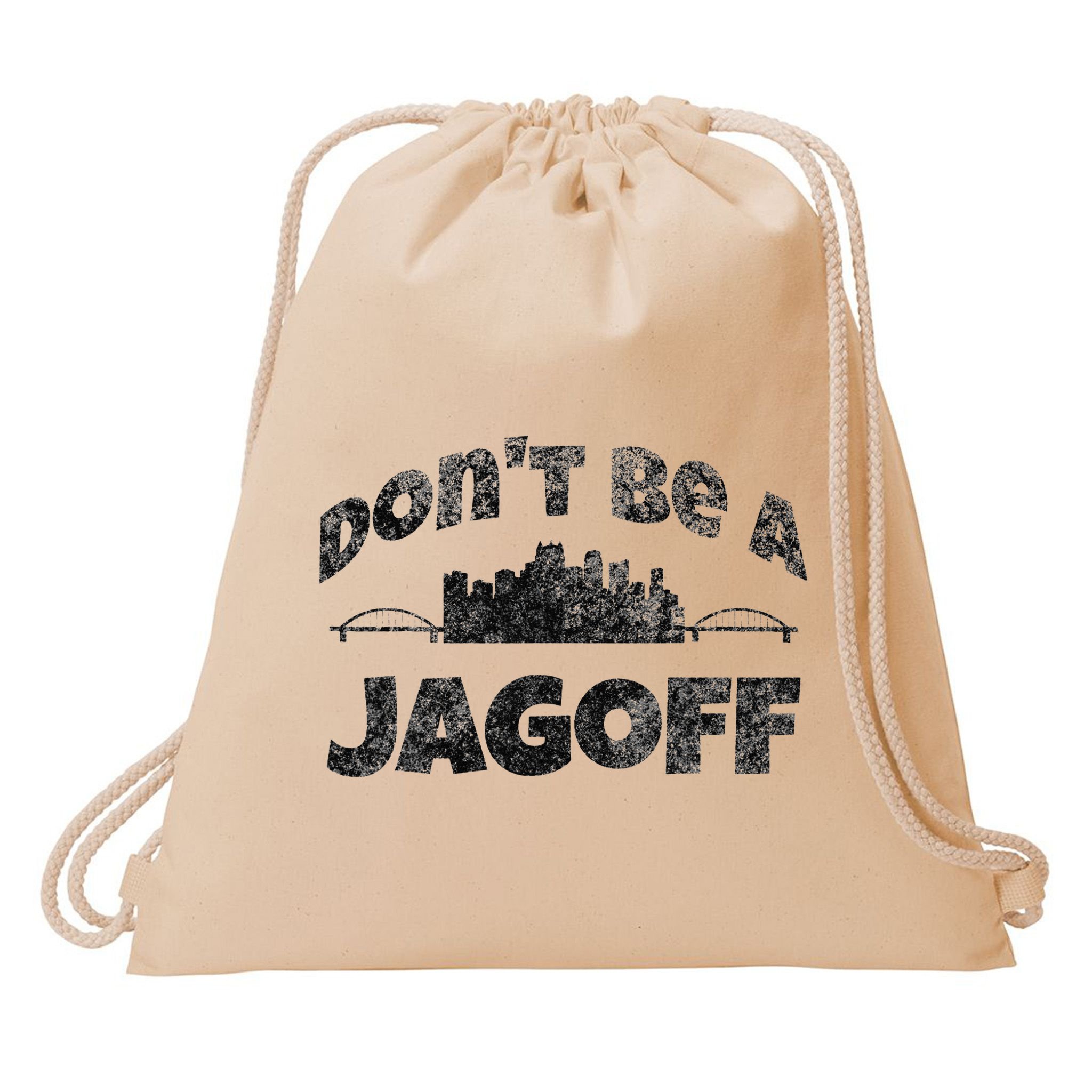 Pittsburgh Jagoff Yinz Funny Yinzer Steel City 412 Home Drawstring Bag