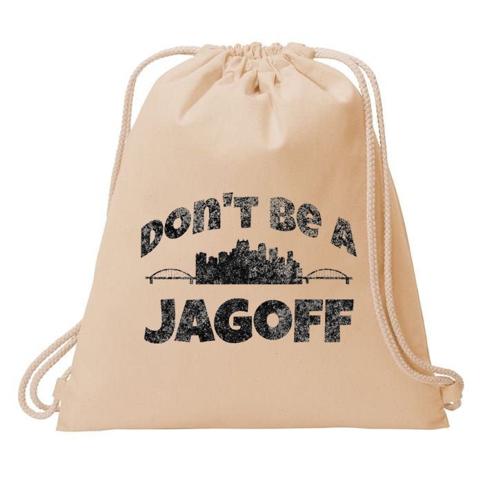 Pittsburgh Jagoff Yinz Funny Yinzer Steel City 412 Home Drawstring Bag