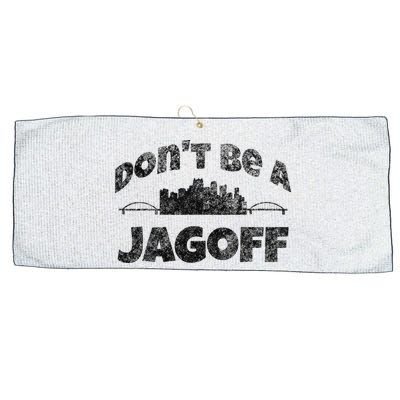 Pittsburgh Jagoff Yinz Funny Yinzer Steel City 412 Home Large Microfiber Waffle Golf Towel