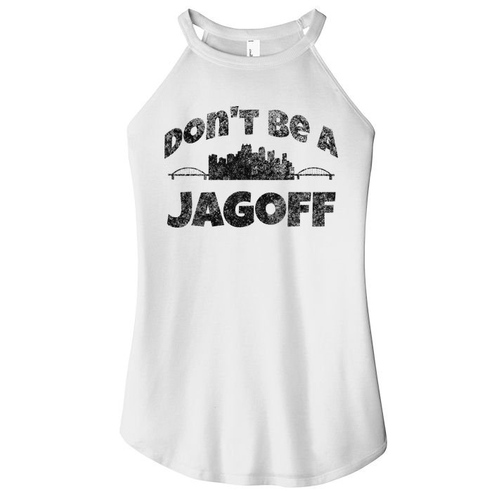 Pittsburgh Jagoff Yinz Funny Yinzer Steel City 412 Home Women's Perfect Tri Rocker Tank