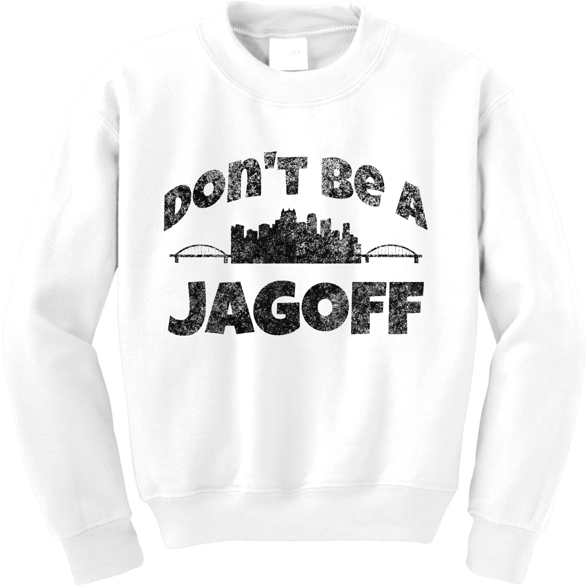 Pittsburgh Jagoff Yinz Funny Yinzer Steel City 412 Home Kids Sweatshirt