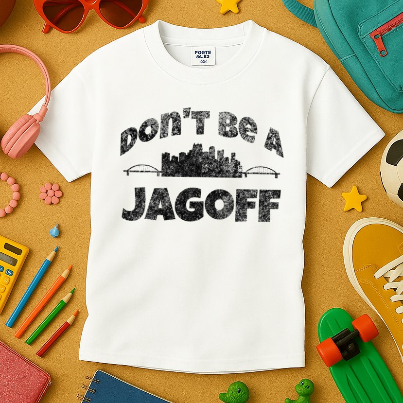 Pittsburgh Jagoff Yinz Funny Yinzer Steel City 412 Home Kids T-Shirt