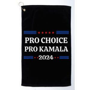 Pro Kamala 2024 Feminist Women Rights Harris Platinum Collection Golf Towel