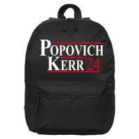 Popovich Kerr 2024 Election 16 in Basic Backpack