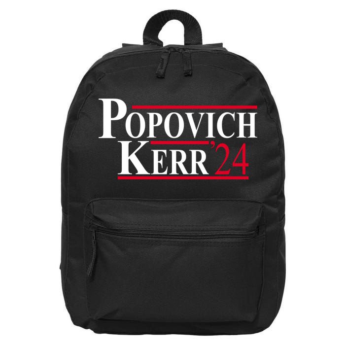 Popovich Kerr 2024 Election 16 in Basic Backpack