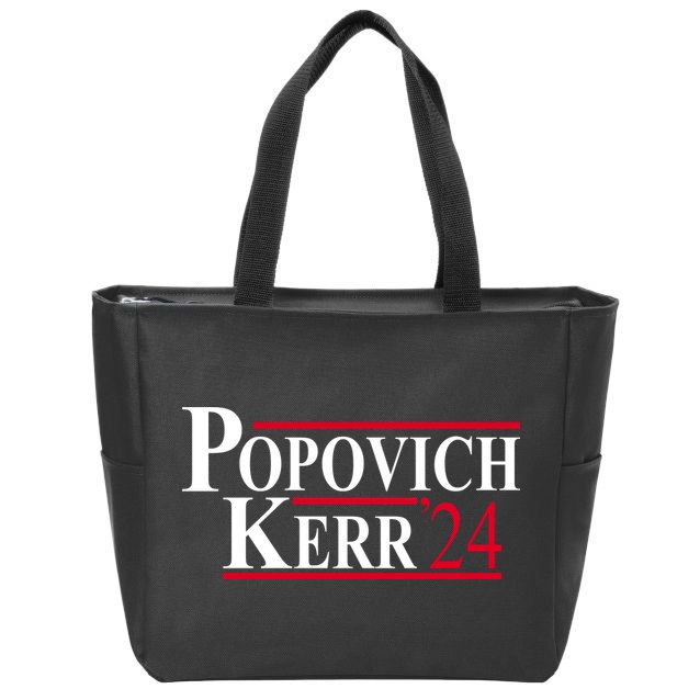 Popovich Kerr 2024 Election Zip Tote Bag
