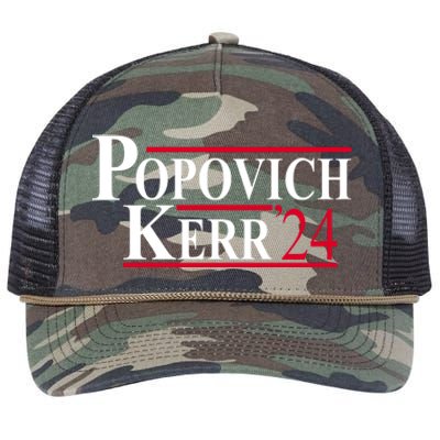 Popovich Kerr 2024 Election Retro Rope Trucker Hat Cap