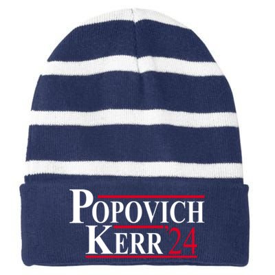 Popovich Kerr 2024 Election Striped Beanie with Solid Band