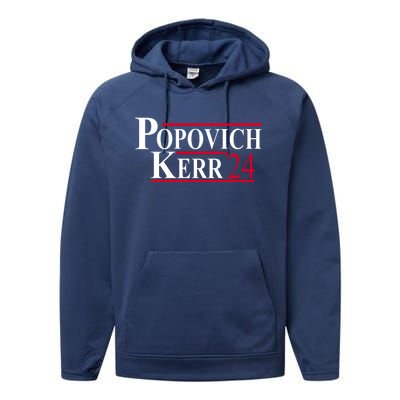 Popovich Kerr 2024 Election Performance Fleece Hoodie