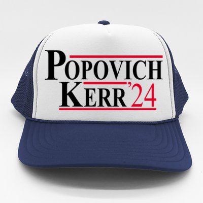 Popovich Kerr 2024 Election Trucker Hat